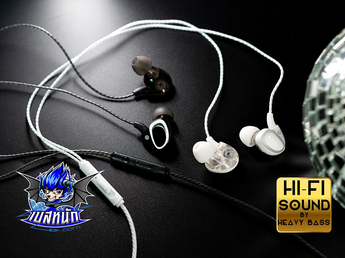 S5 IN-EAR Dual driver power bass หูฟัง2 driver เบสหนักๆ หูฟังแจ็คผู้ฆ่ายักษ์